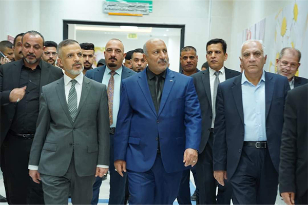 نائب رئيس مجلس الوزراء- وزير التخطيط، يجري جولة ميدانية في جامعة السبطين (عليهما السلام) للعلوم الطبية 