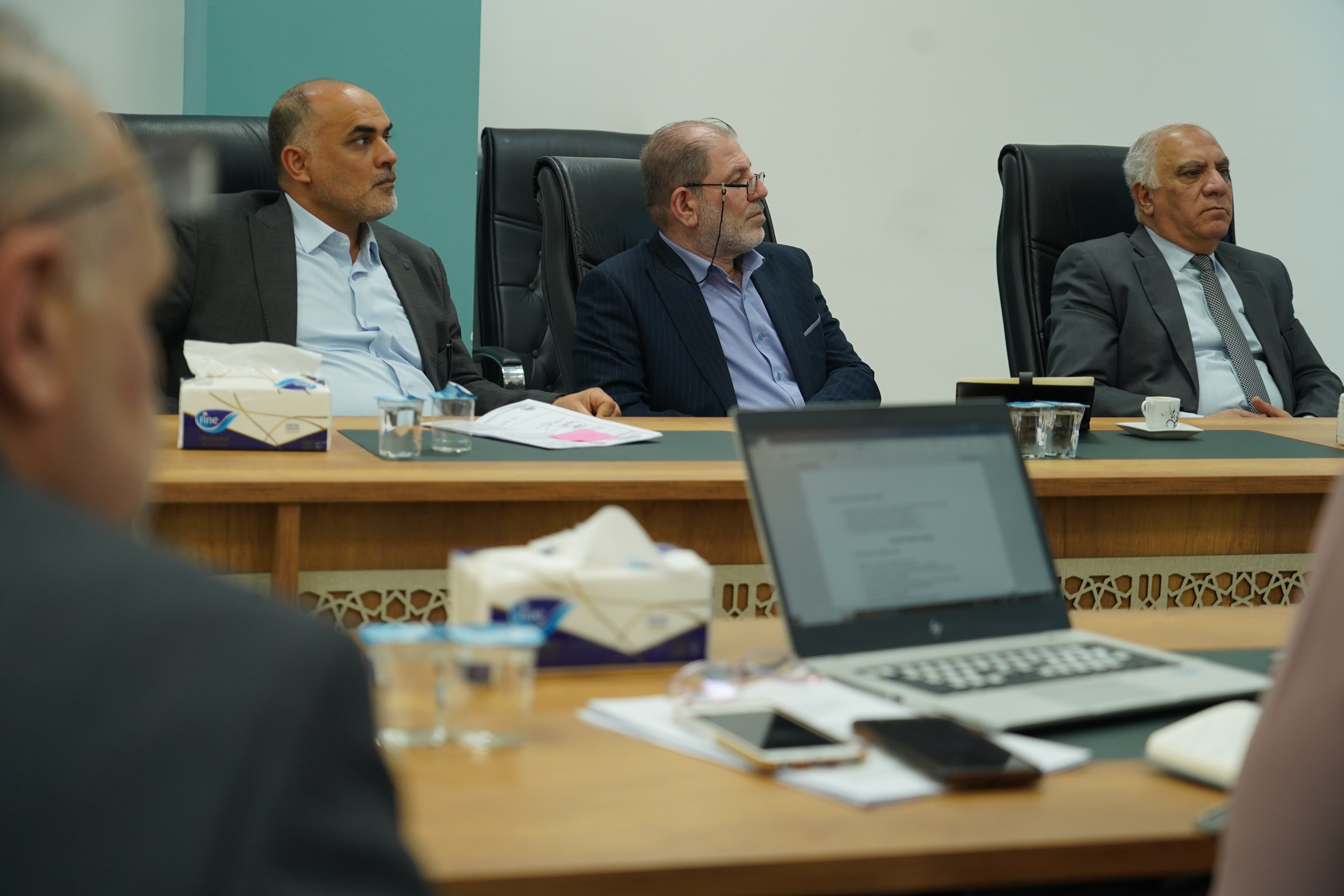 اللجنة التنظيمية لمؤتمر التعليم الطبي الدولي الأول، تعقد اجتماعا تشاوريا في جامعة السبطين(ع)  للعلوم الطبية 