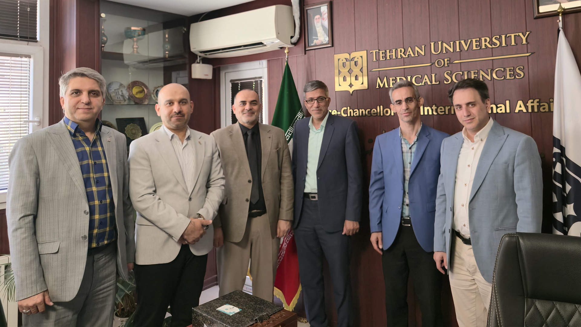 عميد كلية الطب في جامعة السبطين يلتقي رئيس جامعة طهران للعلوم الطبية 